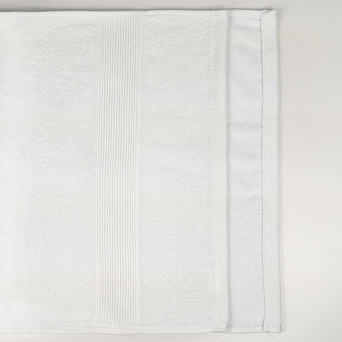 Полотенце для рук и лица махровое с Бордюром GM Textile 40х70см 400г/м2 (Белый) Сумы - изображение 3