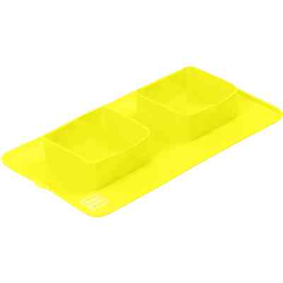 Посуда для собак WAUDOG Silicone Миска складная 385х230х50 мм желтая (50808) Винница