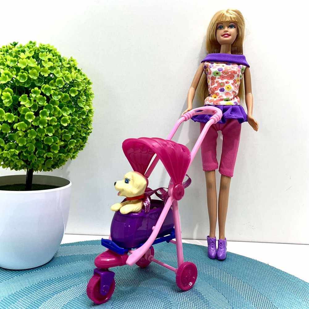 Лялька Defa з собачкою та коляскою 29 см Вид 2 (8205) Чернигов - изображение 6