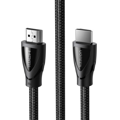 Кабель мультимедійний HDMI M to HDMI M 1.5m braided HD140 black Ugreen (80402) Вінниця - фото 1