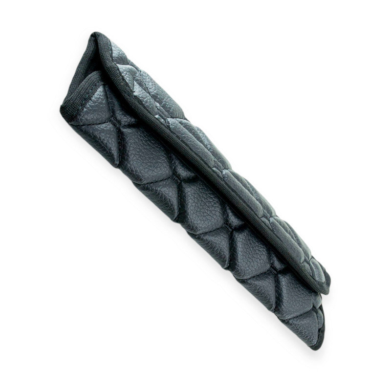 Чохол безпеки m шкірозамінник чорний, чорний ромб ременя Мукачево - фото 1