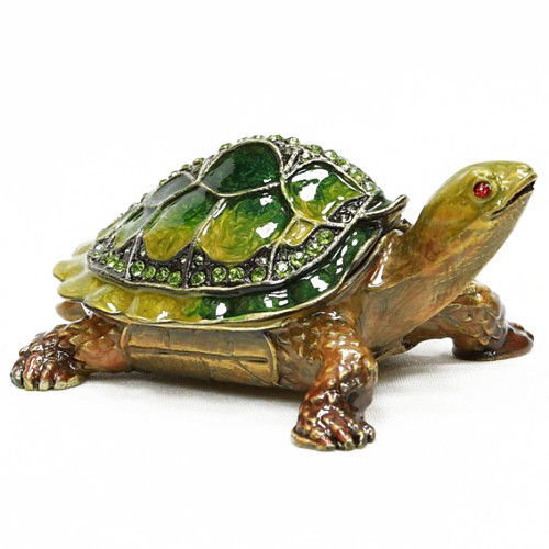 Скринька метал зі стразами Черепаха Київ - фото 1