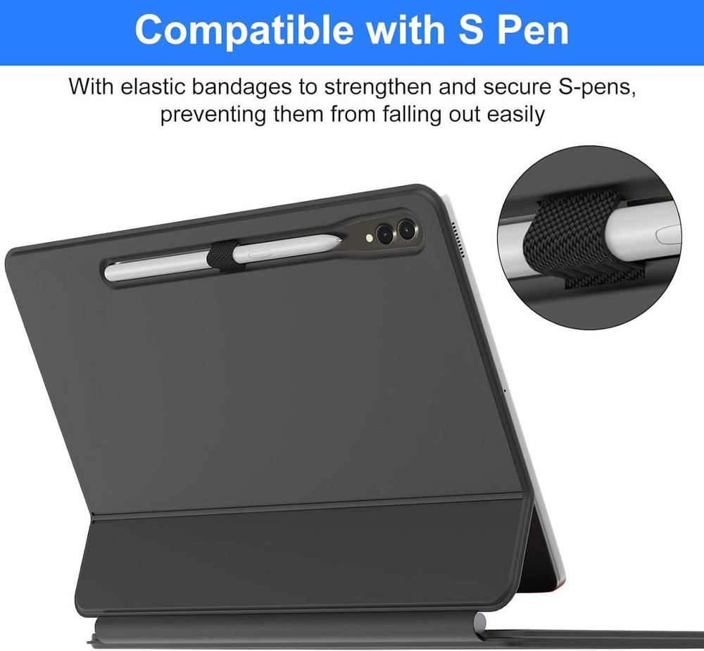 Magic Keyboard Case для Samsung Galaxy Tab S9 FE S9+ S8+ S7 FE S7+ 12.4