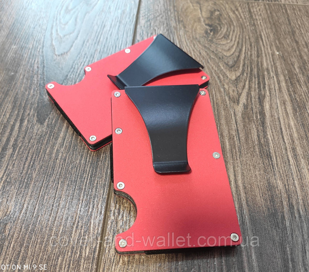 Металевий картхолдер затискач для купюр і карток Київ - фото 9