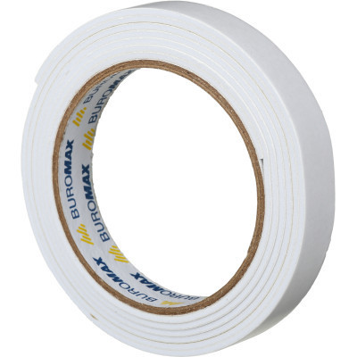 Скотч Buromax двухсторонний на пенной основе 18 мм х 2 м (BM.7516) Винница - изображение 1