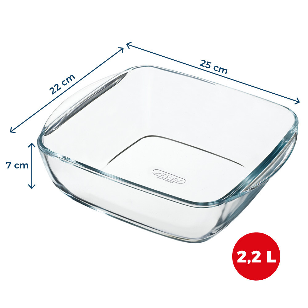 Форма для запекания Pyrex AirFryer, 25x22x7 см (2.2 л) (7150753) Киев - изображение 3