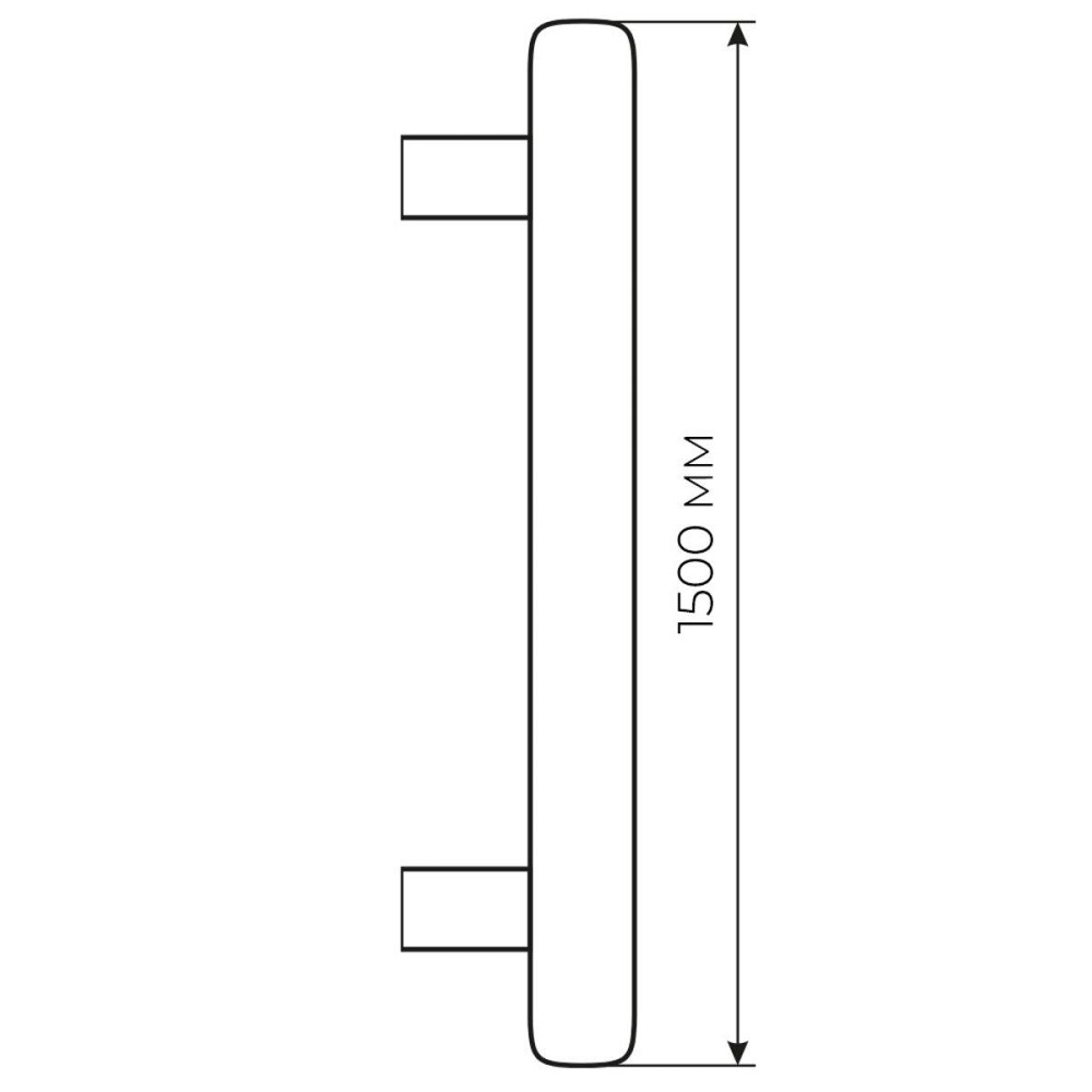 Ручка утягивающая Fimet 810 30 1500 F60 нерж (с двумя точками крепления) Киев - изображение 2