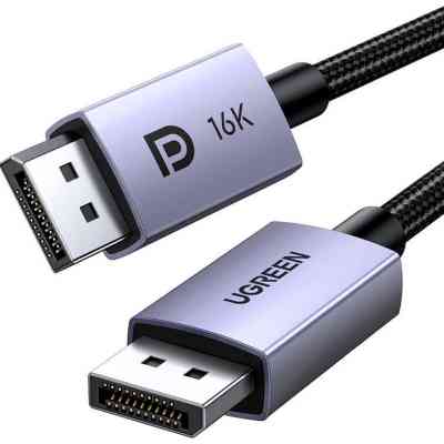 Кабель мультимедійний DisplayPort M to DisplayPort M 1.0m 16K DP118 black Ugreen (15383) Вінниця