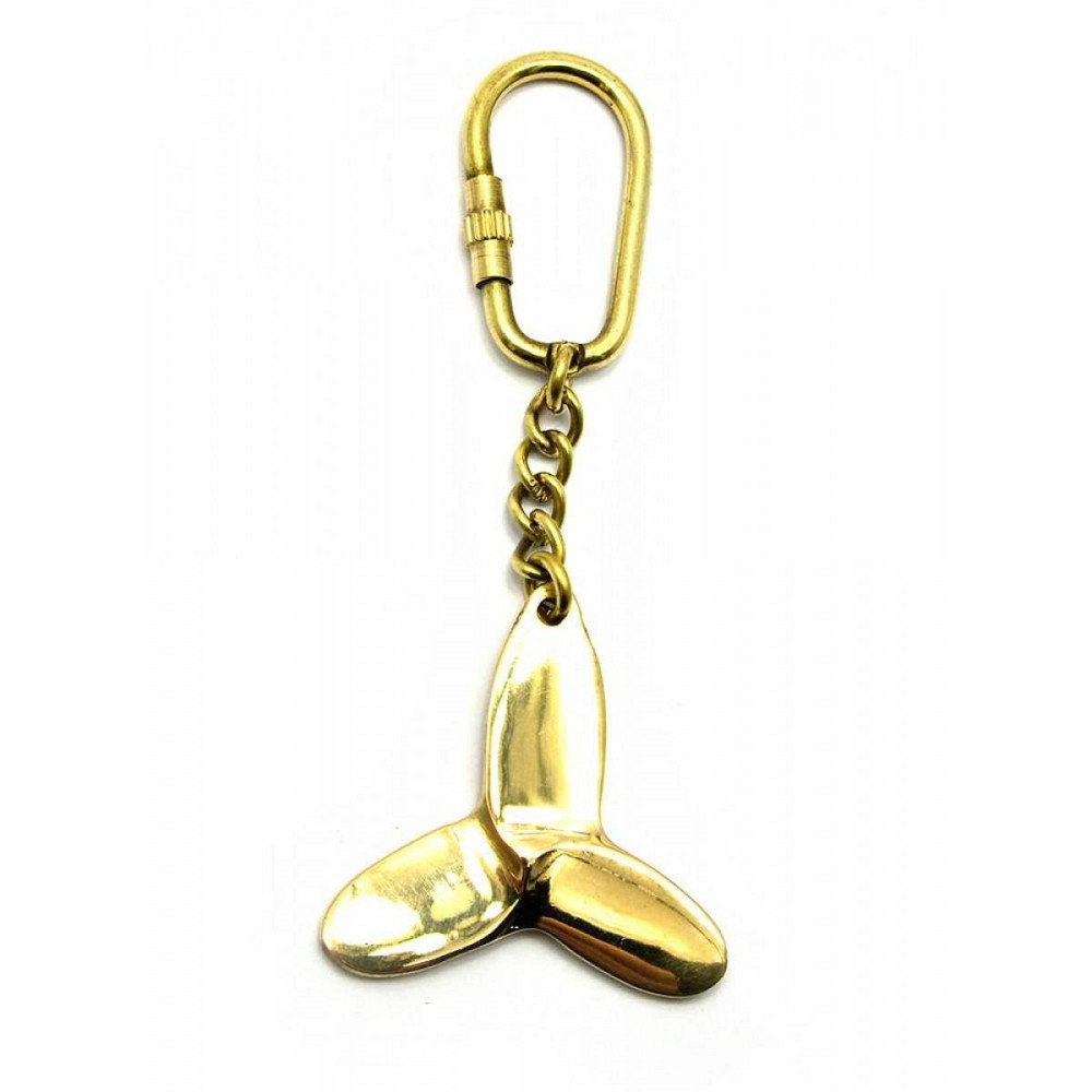 Брелок для ключів із бронзи Гвинт Київ - фото 1