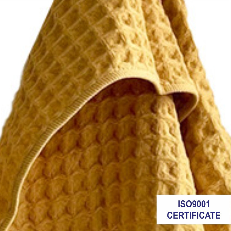 Набір вафельних рушників Lovely Svi 3 в 1: 70 на 140 см, 2 шт. — 34 на 72 см — Жовтий (110826) Київ - фото 4