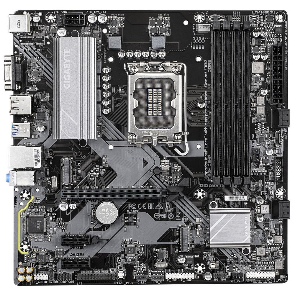 Материнська плата Gigabyte B760M D3HP Socket 1700 microATX Харків - фото 2