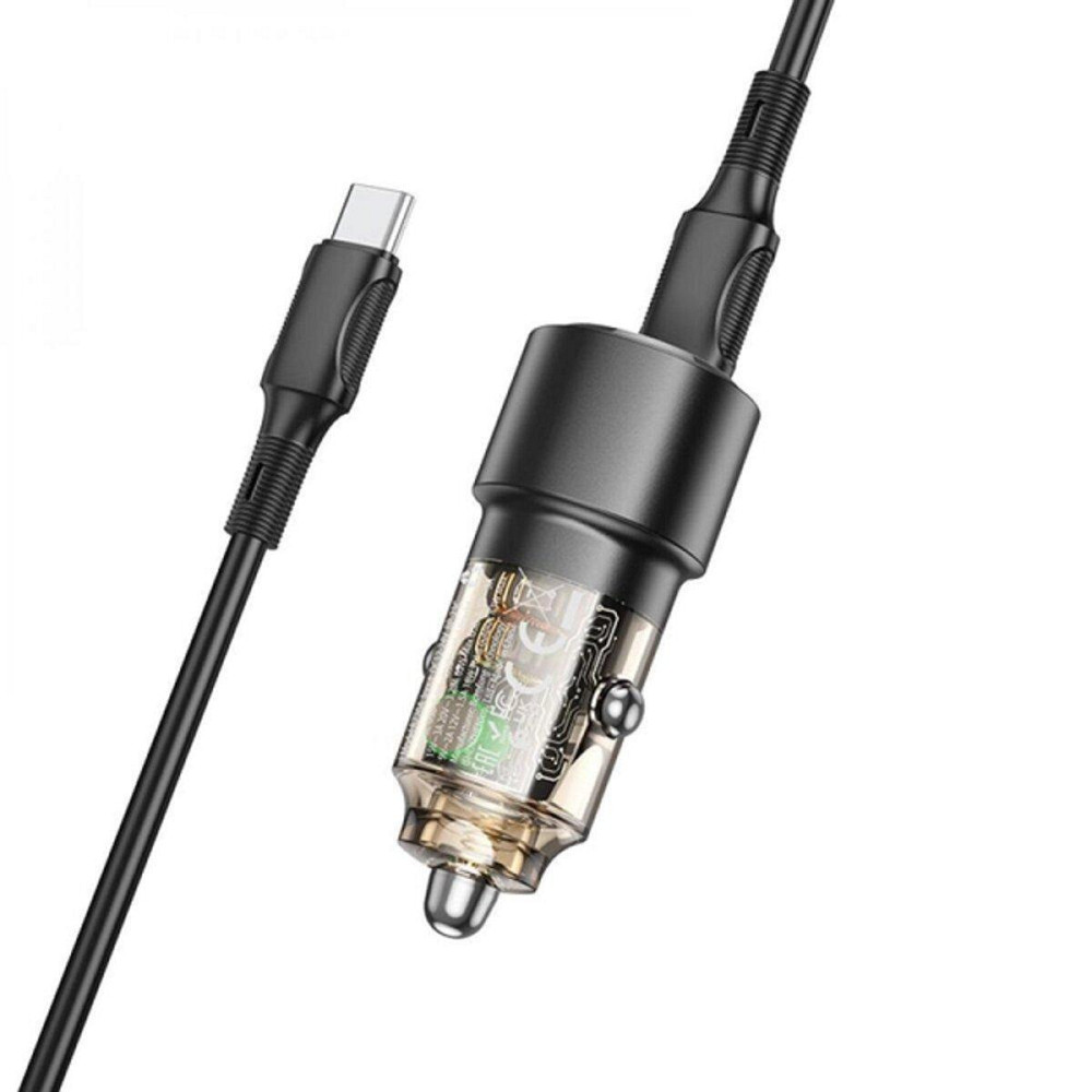Автомобільний зарядний пристрій BOROFONE BZ20A Smart 83W dual port PD65W+QC3.0 set BZ20ACCTB Одеса - фото 3
