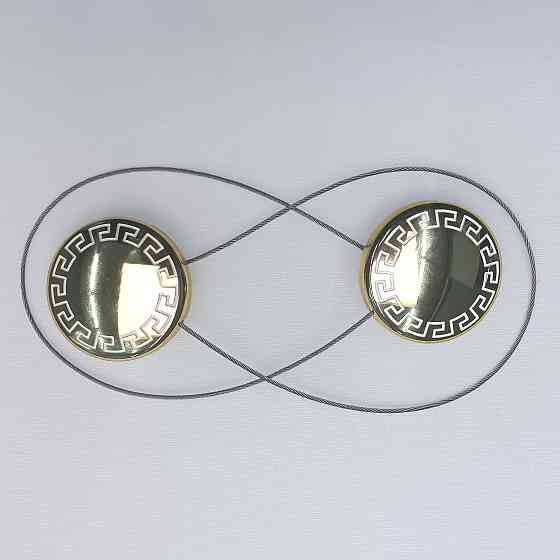 Магниты для штор и гардин Афина 2 шт Золотистый (81-270) Киев