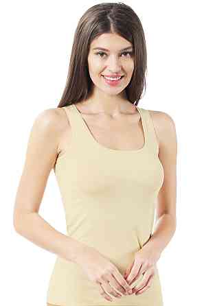 Майка жіноча — широка бретель - Бежевий Ozkan 23320-5 XS Київ