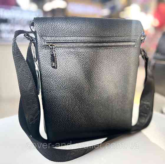 Мужская сумка-мессенджер классического дизайна из натуральной кожи флотар Rekarti 037 Киев