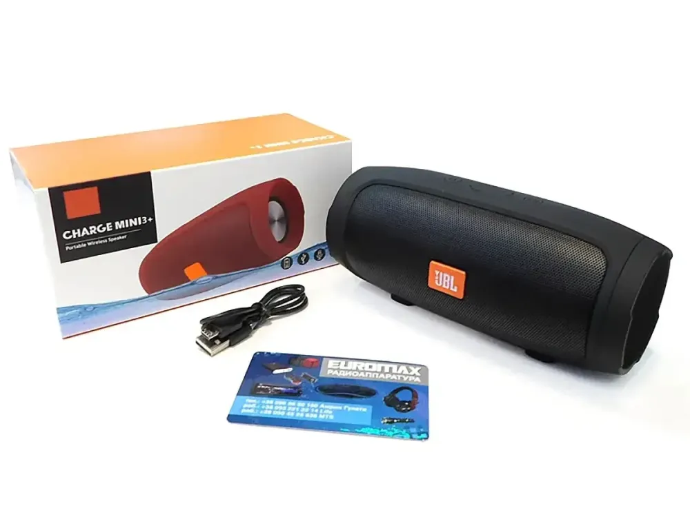 Минидинамик Bluetooth Charge-3 Mini Plus J007 поддержка карты TF, 3вт, стерео звук, до 12 часов работы Одесса - изображение 1