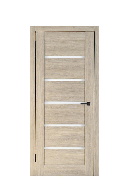 Дверь Реликт Лайн 30 Дуб Grey + Стекло сатин 70*200 см Ламинированные межкомнатные двери Киев - изображение 1