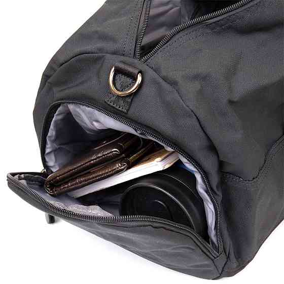 Спортивна сумка текстильна Чорна (Vintage) Київ