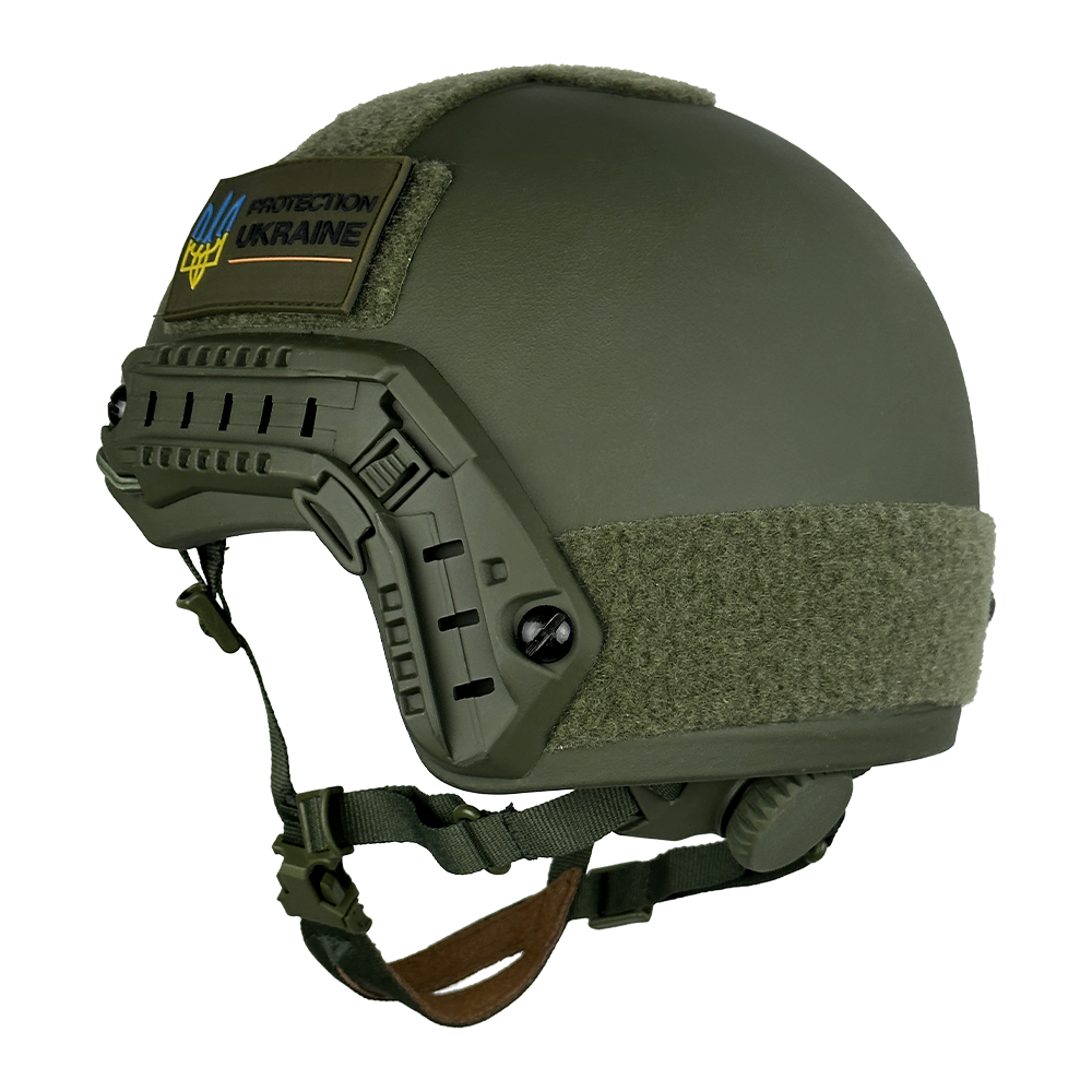 Шолом тактичний FAST NIJ IIIA балістичний кевларовий Олива | Ranger Green Одесса - изображение 5
