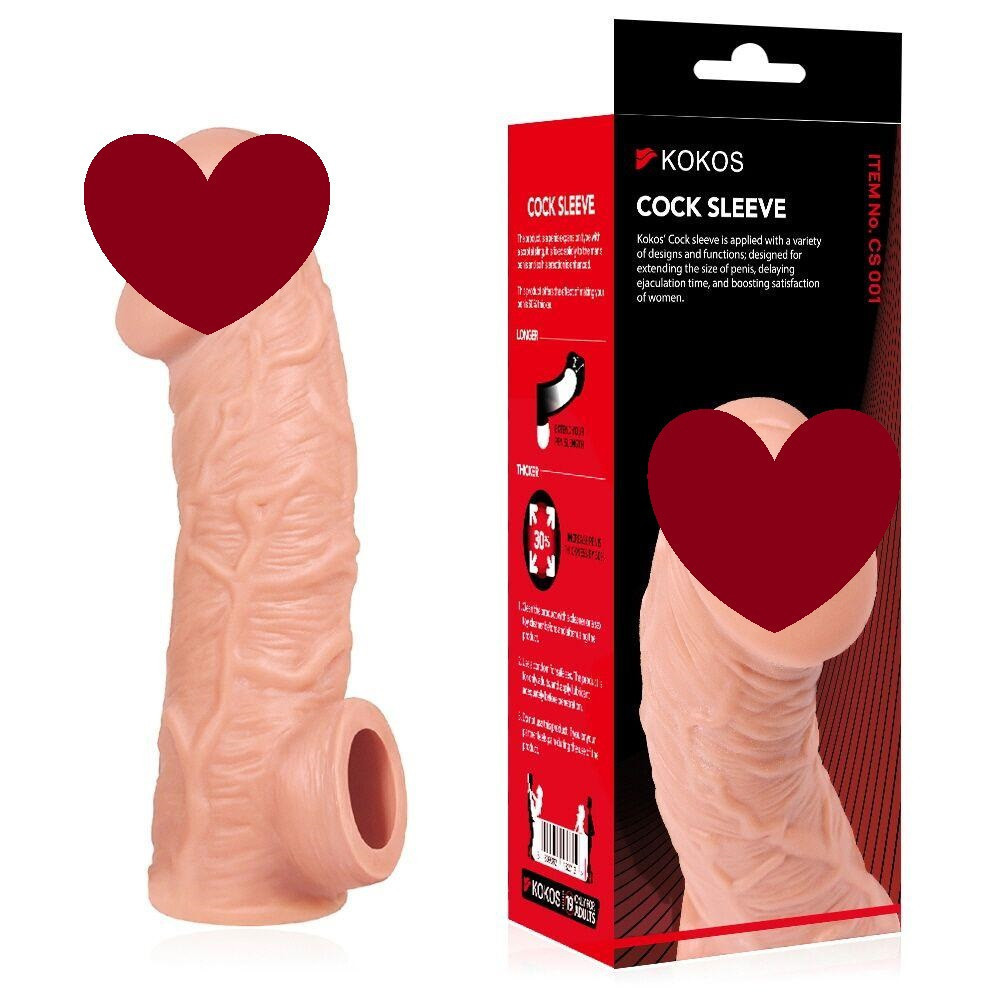 Насадка на член Kokos Cock Sleeve CS 001 M Sex Aura Київ - фото 1