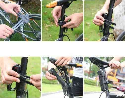 Складной замок для велосипеда Etook Велозамок Винница