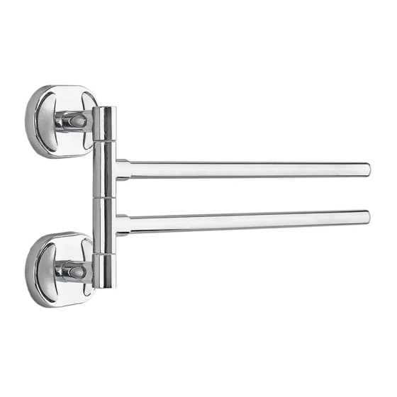 Поворотный полотенцедержатель Zerix AFB-0112 с 2 планками (ZX5044) Харьков