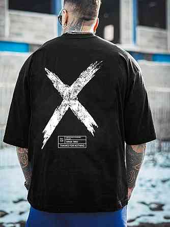 Футболка чоловіча с принтом  46 Чорний 2664091140 Дніпро