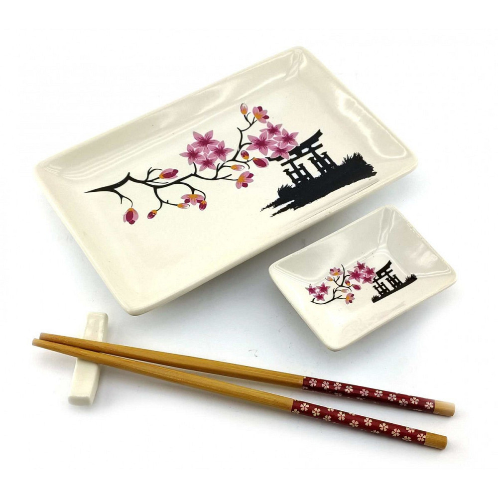 Сервиз для суши на 1 персону керамический Сакура Киев - изображение 1