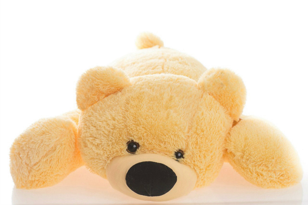 Большая мягкая игрушка медведь Алина Умка 120 см персиковый Киев - изображение 1