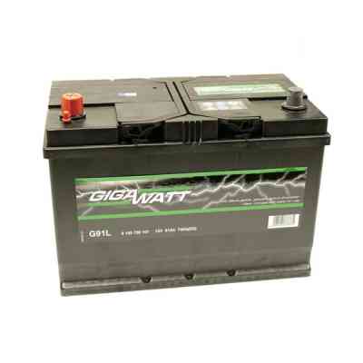 Аккумулятор автомобильный GigaWatt 91А (0185759101) Винница