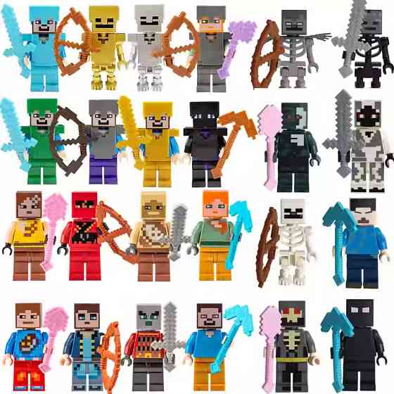 Магнитный конструктор Minecraft, кубики на магнитах детский Майнкрафт, 105 Киев