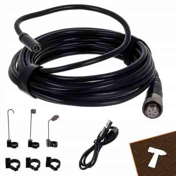 Эндоскоп - инспекционная камера Full HD 5 метром с  насадками Bigstren (25520) Нововолынск