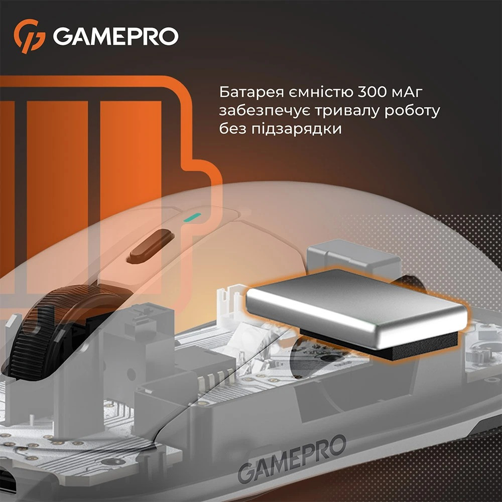 Миша бездротова GamePro Genesis Airmaster White (GM167W) ( 21799 ) Харків - фото 10