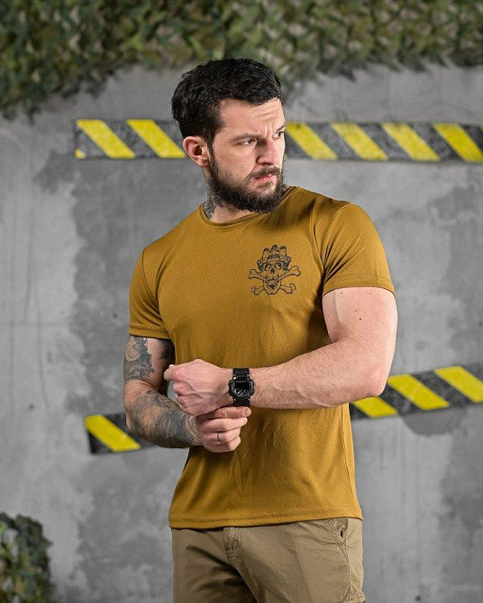 Тактична потовідвідна футболка skull coyot ДЛ6503 Одеса - фото 2