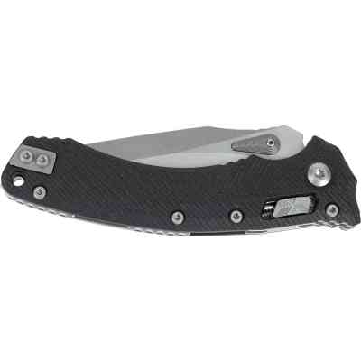 Нож Microtech Amphibian Stonewash Black (137RL-10FLGTBK) Винница