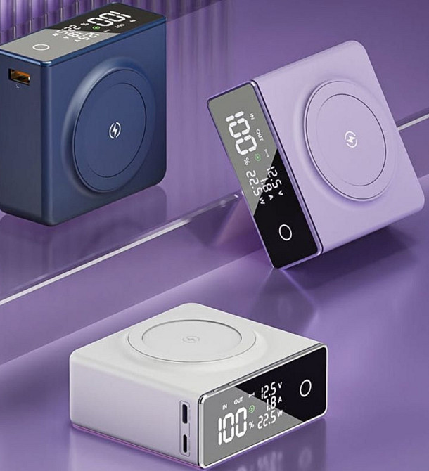 Повербанк Q7 20000 mAh с MagSafe. Киев - изображение 1