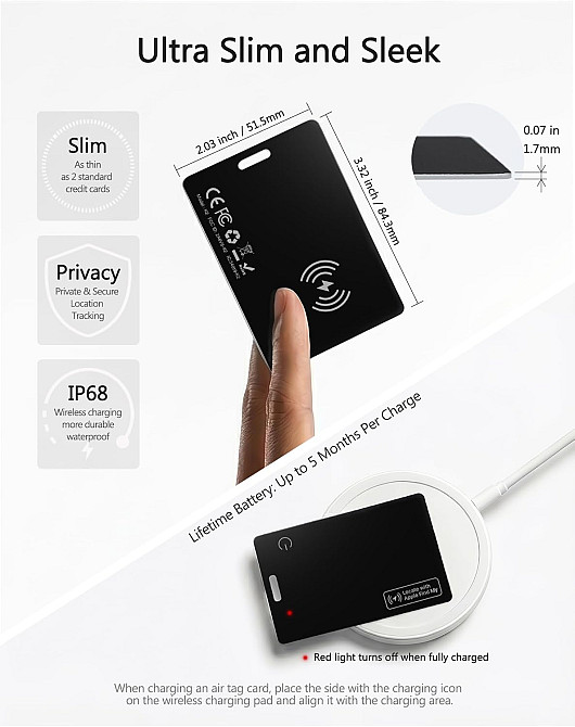 Трекер для пошуку ключів,предметів Smart Card Луцьк - фото 3