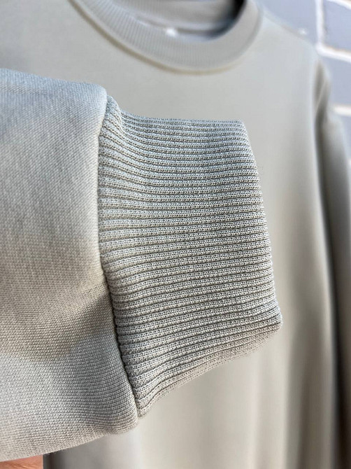 Світшот жіночий Pepper&mint 24-14 базовий простий подовжений оверсайз світло сірий, світло-сірий, L Київ - фото 17