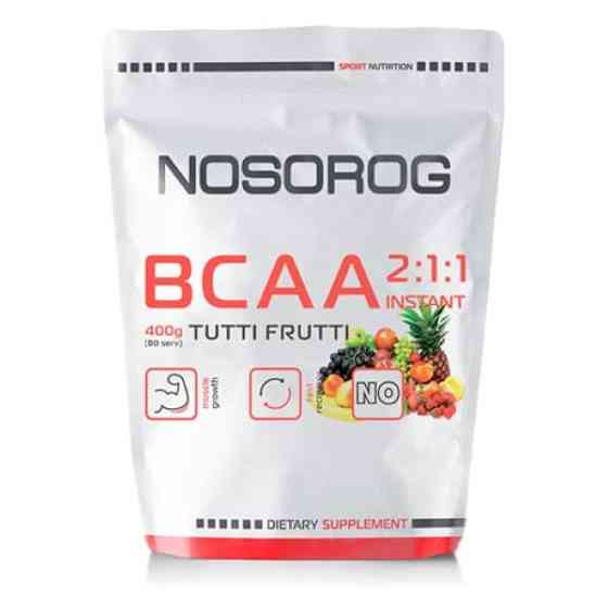 Амінокислоти Nosorog Nutrition BCAA 2:1:1 400 гр (Тути Фрути) Луцьк