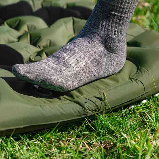 Матрац двомісний Naturehike CNK2550WS019 (65 мм) з вбудованою помпою Зелений Вінниця