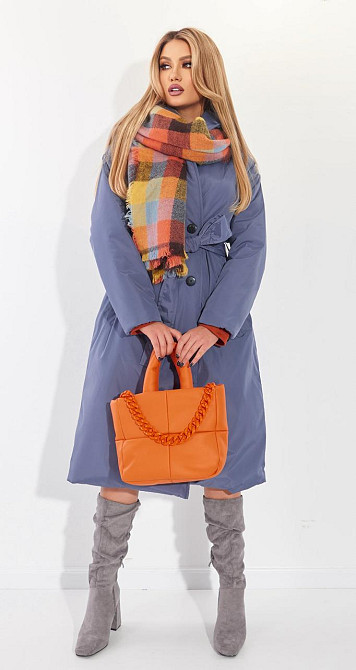 Модне пальто з плащової тканини (42) Київ - фото 1