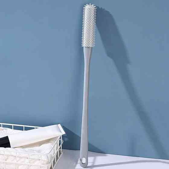 Щетка для душа с длинной ручкой масажная двухсторонняя 38см Винница