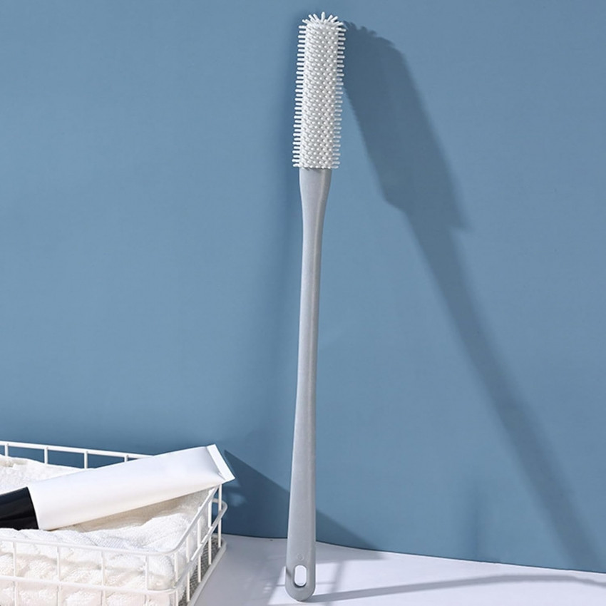 Щетка для душа с длинной ручкой масажная двухсторонняя 38см Винница - изображение 1