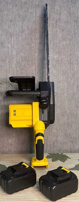 Аккумуляторная цепная пила 16 дюймов с подачей масла. Харьков - изображение 2