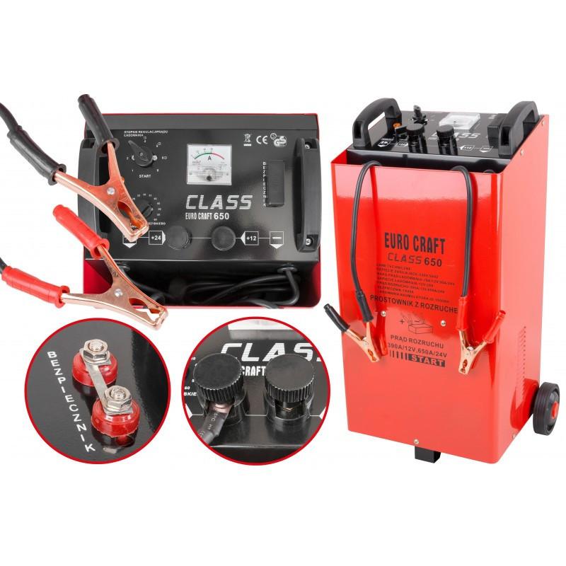 Пуско-зарядний пристрій Euro Craft – 650А для будь-яких авто Львів - фото 1