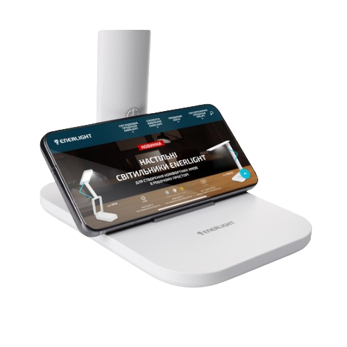 Лампа настільна LED 10W 3000-6000К з акумулятором білий SONATA10SMD50MW Enerlight Житомир - изображение 10