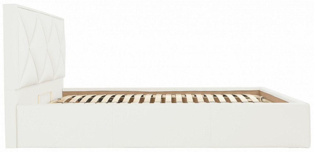 Ліжко Двоспальне Leeds VIP 180 х 200 см Fly 2200 З додатковою металевою цільнозварною рамою Білий Київ - фото 11