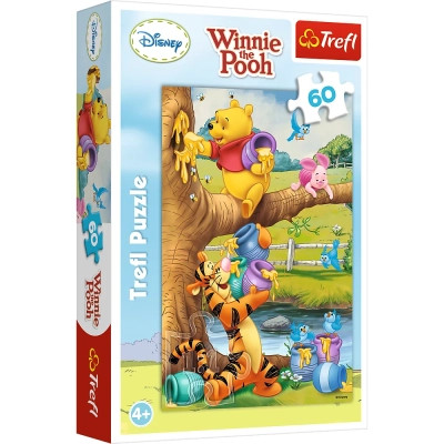 Пазл Trefl Winnie the Pooh Сладкоежка 60 элементов (5900511172645) Винница - изображение 1