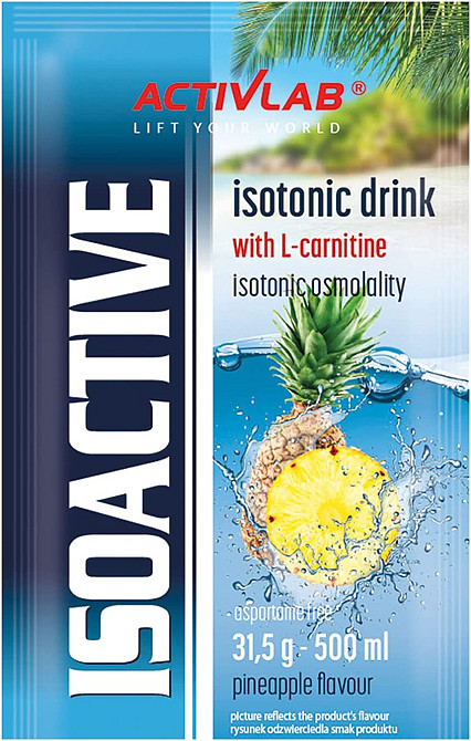 Изотонический напиток Iso Active 31,5g 1 sachet (Pineapple) Луцк - изображение 1