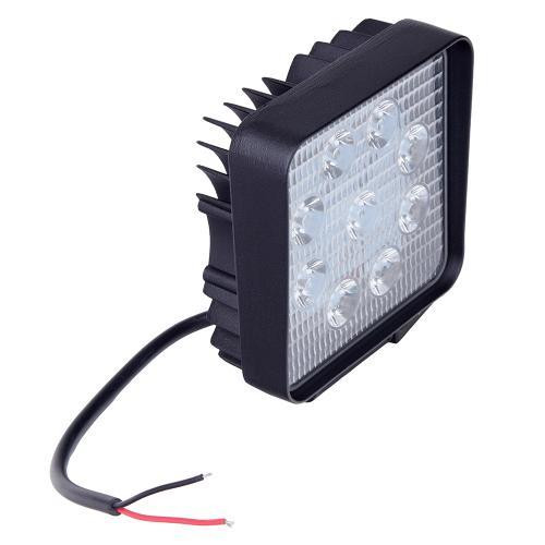 Рабочая фара WLP-27S1S5 с 9 светодиодами 3W, SPOT, 27W, 10-30V, 6000K (108x108x45 мм) Харьков - изображение 3